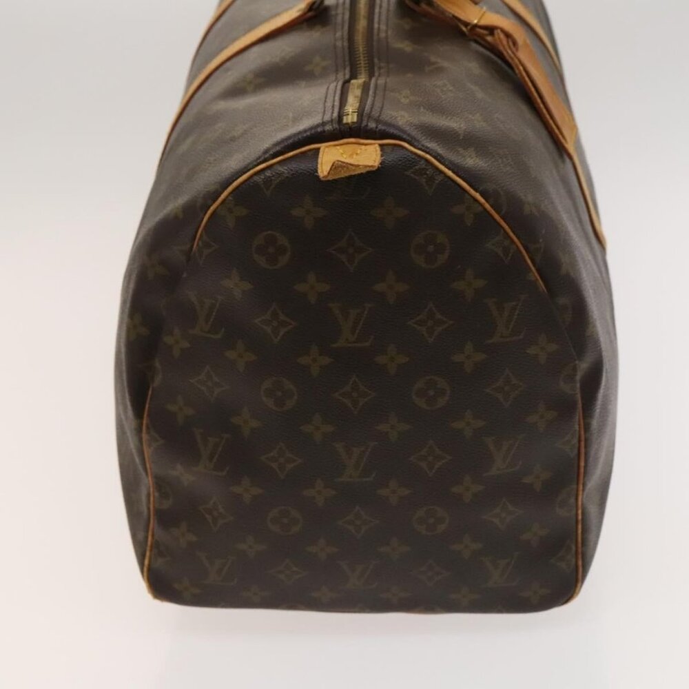LOUIS VUITTON Monogram Keepall 55 Boston Bag M41424 LV Auth 123478 - Picture 5 of 16